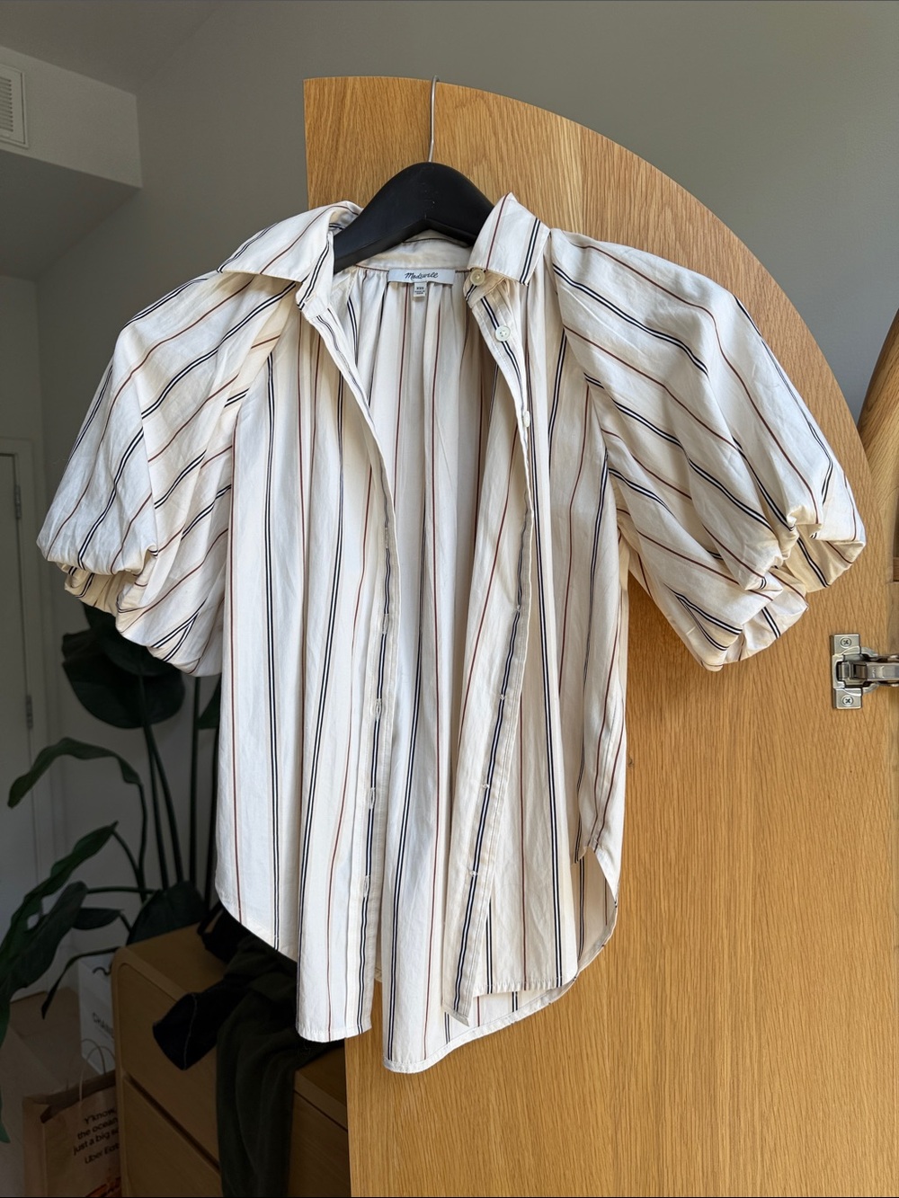 Madewell Puff sleeve shirt